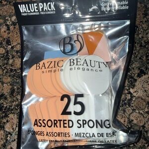 Assorted Makeup Sponges - 25 Pack